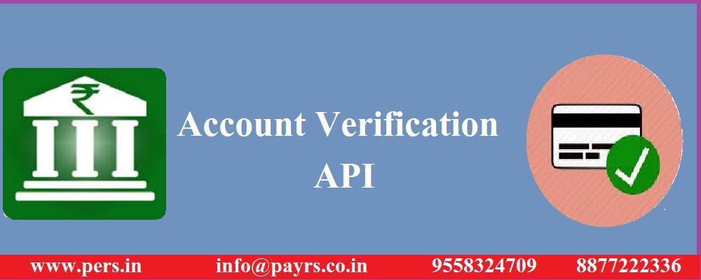 Account Verivication API